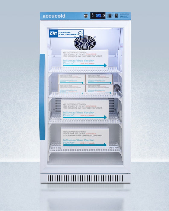 Accucold 2.83 Cu.Ft. Upright Controlled Room Temperature Cabinet, ADA Height - ARG31PVBIADA-CRT