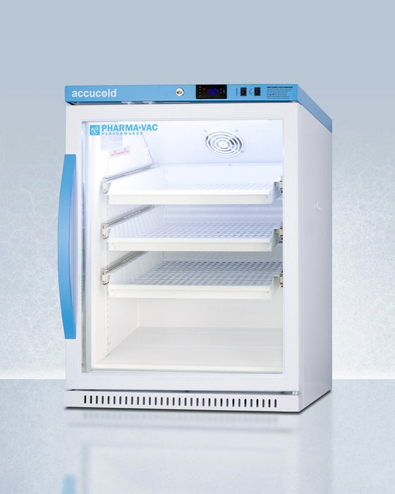 Accucold 6 Cu.Ft. ADA Height Vaccine Refrigerator, with Removable Drawers - ARG61PVBIADADR