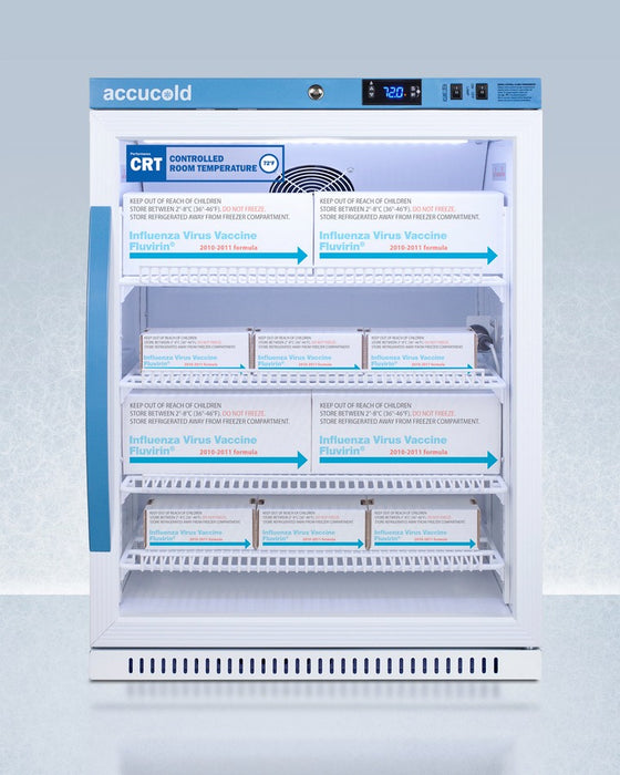 Accucold 6 Cu.Ft. Upright Controlled Room Temperature Cabinet, ADA Height - ARG61PVBIADA-CRT