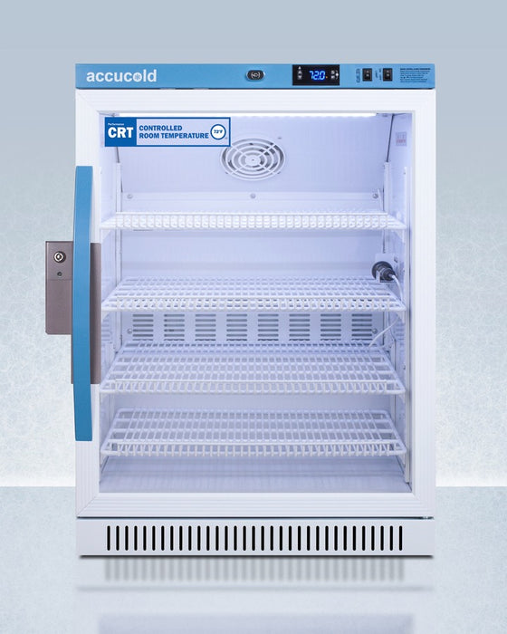 Accucold 6 Cu.Ft. ADA Height Upright Controlled Room Temperature Cabinet - ARG6PV-CRT