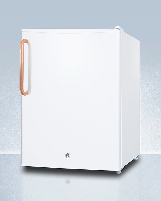 Accucold Compact All-Refrigerator with Antimicrobial Pure Copper Handle - FF28LWHTBC
