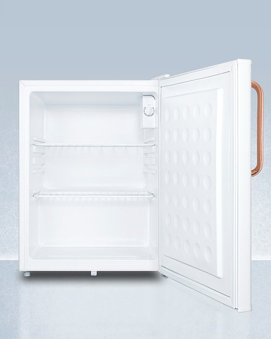 Accucold Compact All-Refrigerator with Antimicrobial Pure Copper Handle - FF28LWHTBC