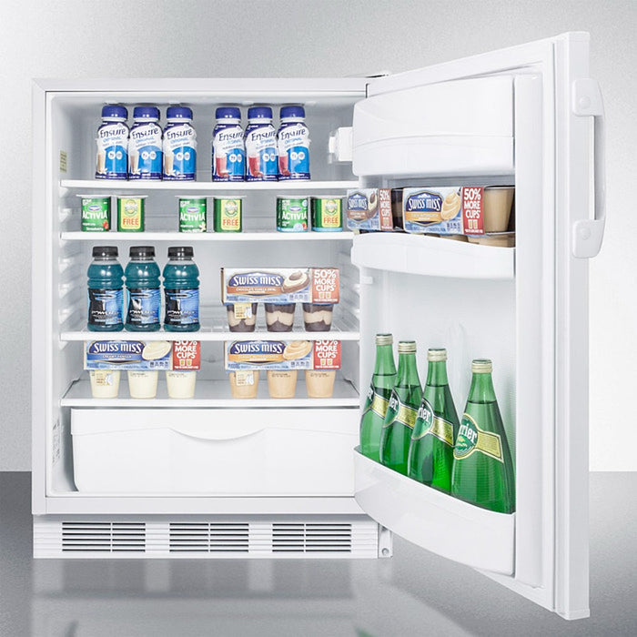 Accucold 24" Wide All-Refrigerator, ADA Compliant - FF6LWADA