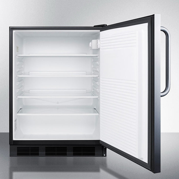 Accucold 24" Wide All-Refrigerator, ADA Compliant - FF7BKCSSADA