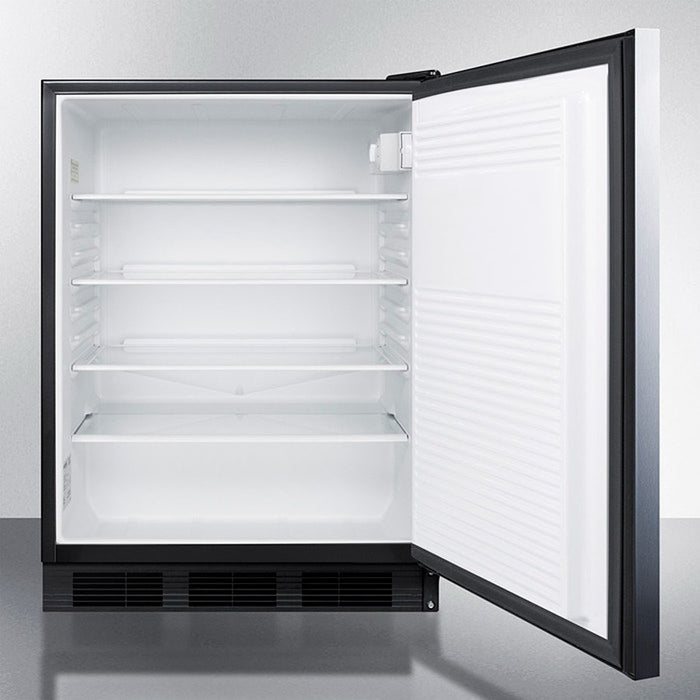 Accucold 24" Wide All-Refrigerator, ADA Compliant - FF7BKSSHHADA