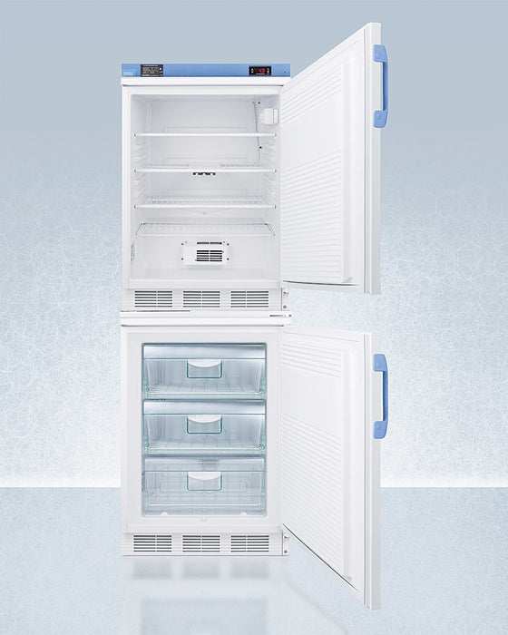 Accucold 24" Wide All-Refrigerator/All-Freezer Combination - FF7LW-VT65MLSTACKMED2