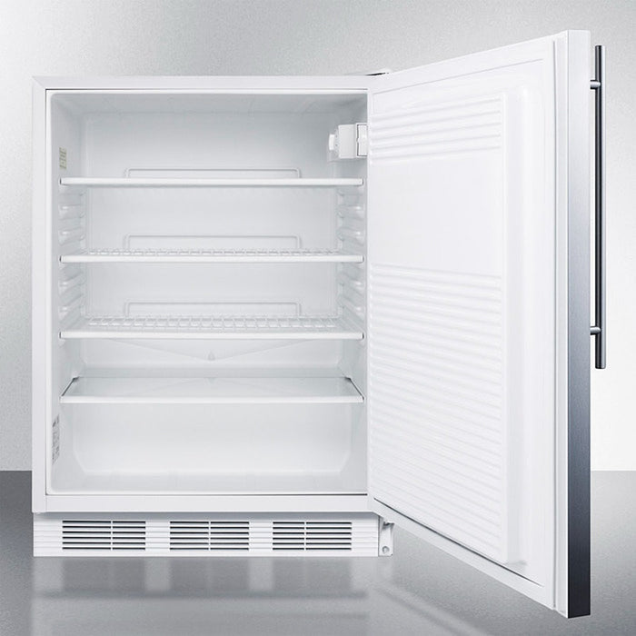 Accucold 24" Wide Built-In All-Refrigerator, ADA Compliant - FF7LWBISSHVADA