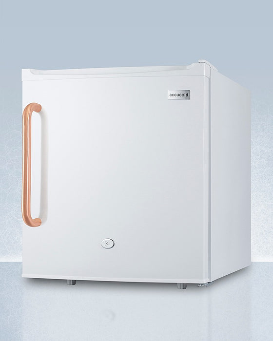 Accucold Compact All-Refrigerator with Antimicrobial Pure Copper Handle - FFAR23LTBC