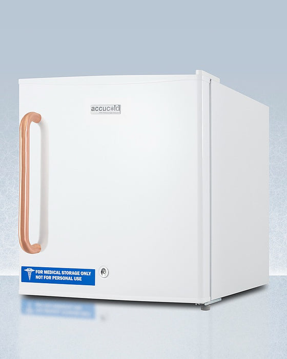 Accucold Compact All-Freezer with Antimicrobial Pure Copper Handle - FS24LTBC