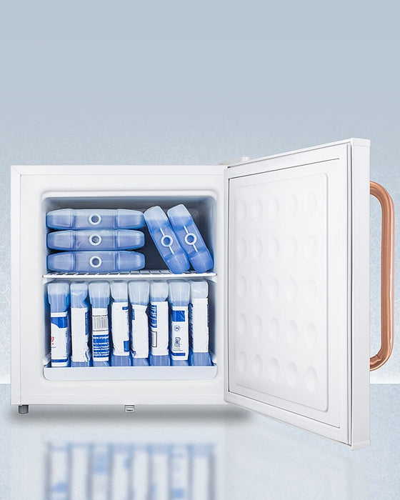 Accucold Compact All-Freezer with Antimicrobial Pure Copper Handle - FS24LTBC