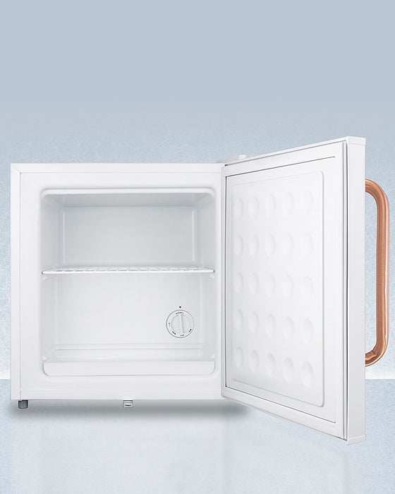 Accucold Compact All-Freezer with Antimicrobial Pure Copper Handle - FS24LTBC