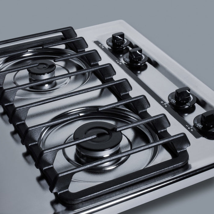 Accucold 24" Wide 4-Burner Gas Cooktop - ZTL033S