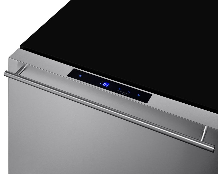 Accucold 24" Wide Outdoor 2-Drawer All-Freezer, ADA Compliant - ADFD243OS