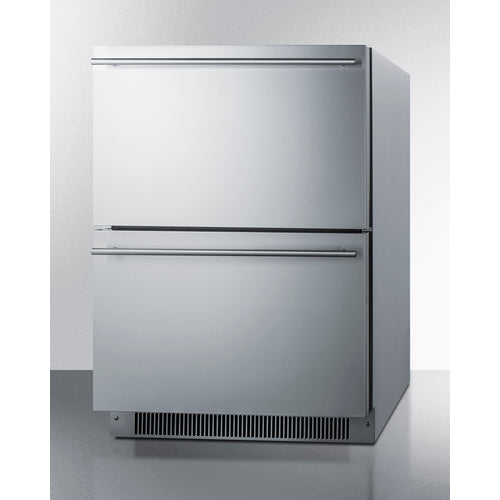 Accucold 24" Wide 2-Drawer All-Freezer ADA Compliant - ADFD2D24PNR