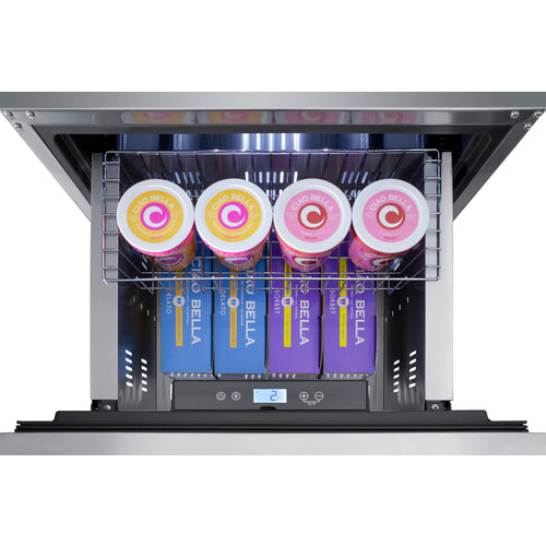 Accucold 24" Wide 2-Drawer All-Freezer ADA Compliant - ADFD2D24PNR