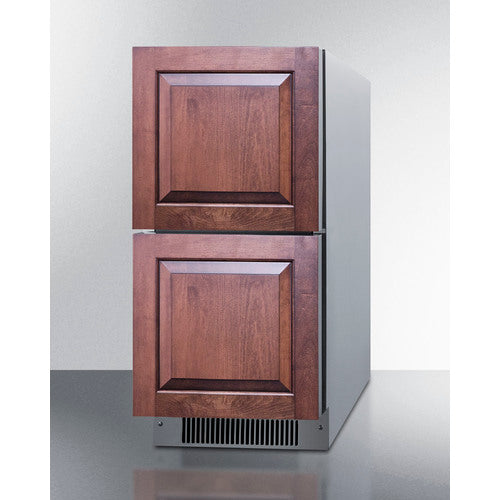 Accucold 15" Wide 2-Drawer All-Refrigerator ADA Compliant - ADRD15
