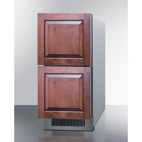 Accucold 15" Wide 2-Drawer All-Refrigerator ADA Compliant - ADRD15