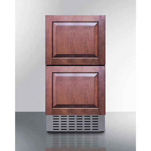 Accucold 18" Wide 2-Drawer All-Refrigerator - ADRD18H34