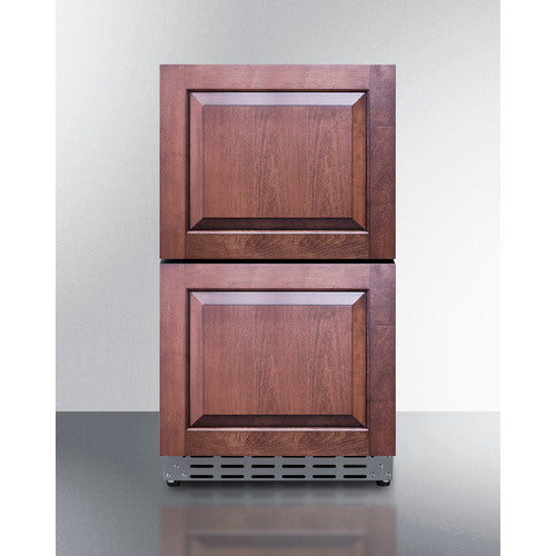 Accucold 18" Wide 2-Drawer All-Refrigerator ADA Compliant - ADRD18