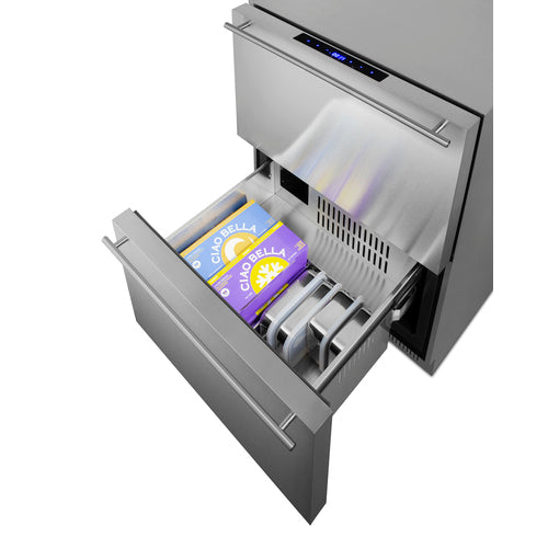 Accucold 24" Wide 2-Drawer Refrigerator-Freezer, ADA Compliant ADRF244CSS