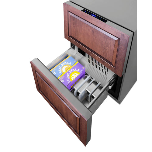 Accucold 24" Wide 2-Drawer Refrigerator-Freezer, ADA Compliant ADRF244CSS