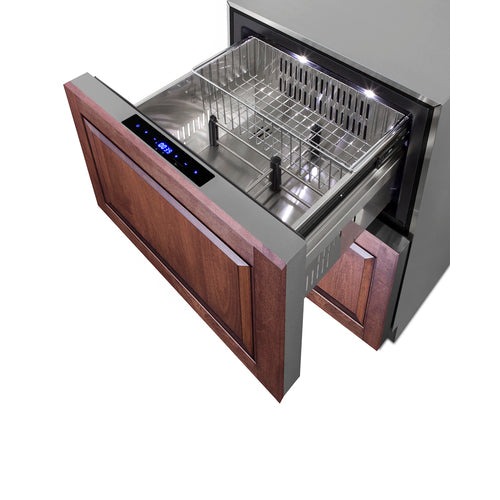 Accucold 24" Wide 2-Drawer Refrigerator-Freezer, ADA Compliant ADRF244CSS