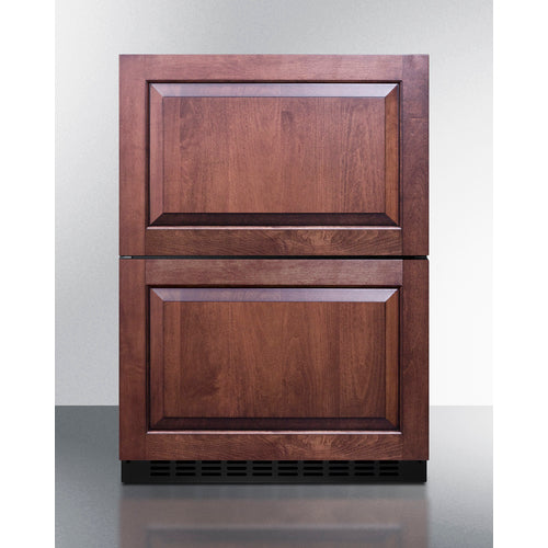 Accucold 24" Wide 2-Drawer Refrigerator-Freezer (Panels Not Included) - ADRF244PNR