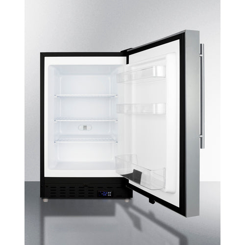 Accucold 21" Wide Built-In All-Freezer ADA Compliant - ALFZ37BSSHV