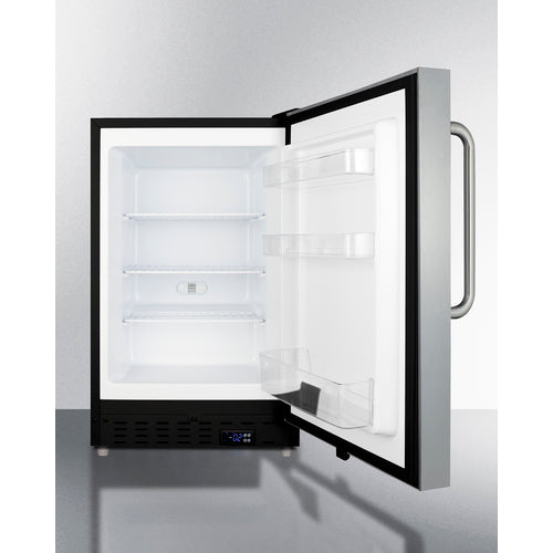Accucold 21" Wide Built-In All-Freezer ADA Compliant - ALFZ37BSSTB