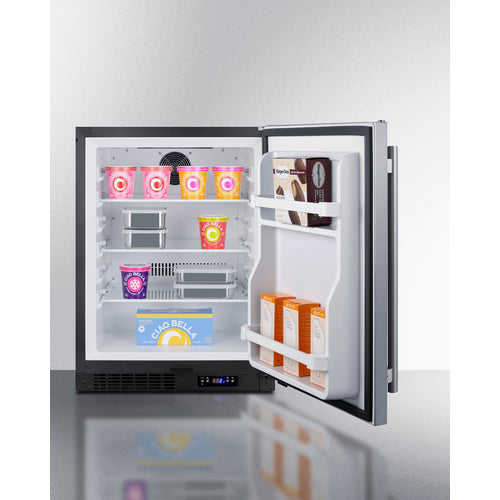 Accucold 24" Wide Built-In All-Freezer ADA Compliant - ALFZ51CSS