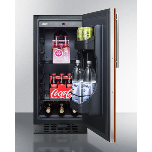 Accucold 15" Wide Built-In All-Refrigerator, ADA Compliant (Panel Not Included) - ALR15BIF