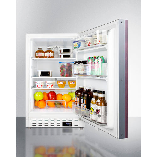 Accucold 21" Wide Built-In All-Refrigerator ADA Compliant (Panel Not Included) - ALR46WIF