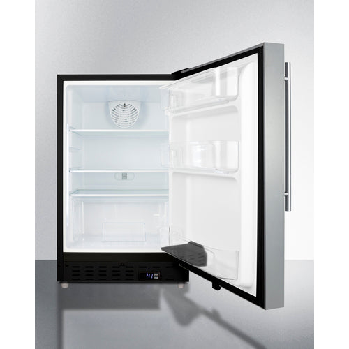 Accucold 21" Wide Built-In All-Refrigerator ADA Compliant - ALR47BCSSHV