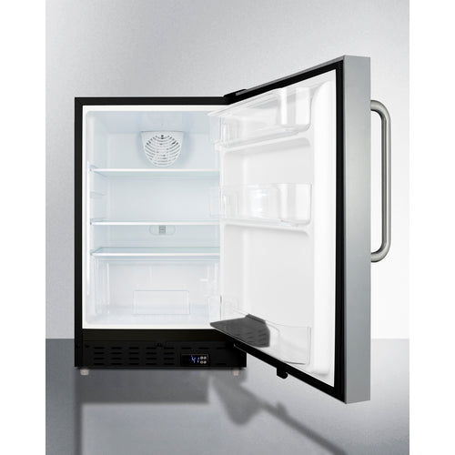 Accucold 21" Wide Built-In All-Refrigerator ADA Compliant - ALR47BSSTB