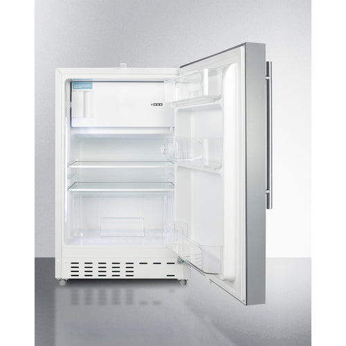 Accucold 21" Wide Built-in Refrigerator-Freezer ADA Compliant - ALRF48CSSHV
