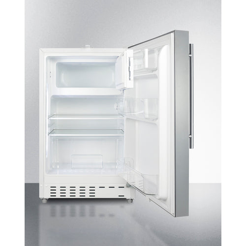 Accucold 21" Wide Built-in Refrigerator-Freezer ADA Compliant - ALRF48SSHV