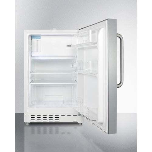 Accucold 21" Wide Built-in Refrigerator-Freezer ADA Compliant - ALRF48SSTB