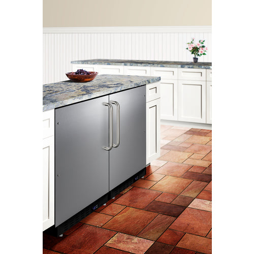 Accucold 21" Wide Built-In All-Freezer ADA Compliant - ALFZ37BSSTB