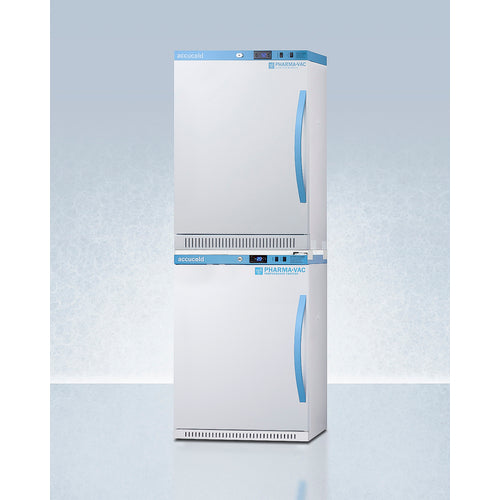 Accucold 24" Wide Performance Series All-Refrigerator/All-Freezer - ARS6PV-AFZ5PVBIADASTACKLHD