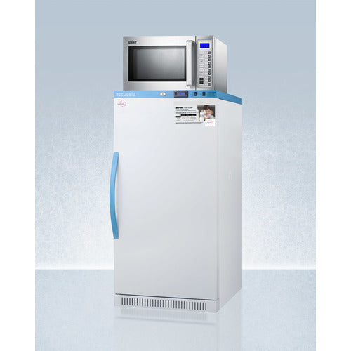 Accucold 8 Cu.ft. Momcube Breast Milk Refrigerator/Microwave Combination - ARS8MLMCLK-SCM1000SS