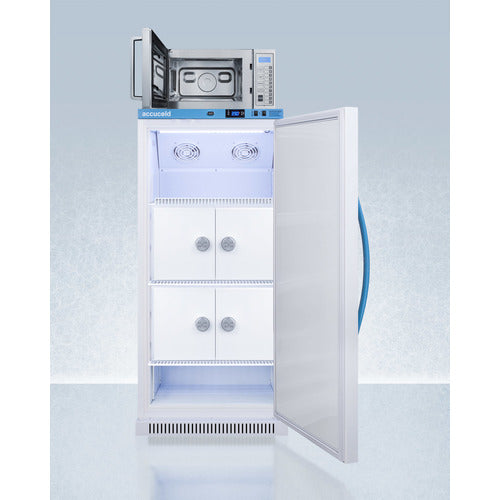 Accucold 8 Cu.ft. Momcube Breast Milk Refrigerator/Microwave Combination - ARS8MLMCLK-SCM1000SS