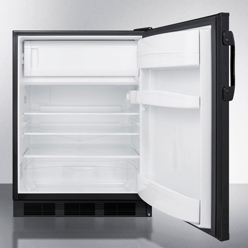 Accucold 24" Wide Refrigerator-Freezer ADA Compliant - CT66BKADA