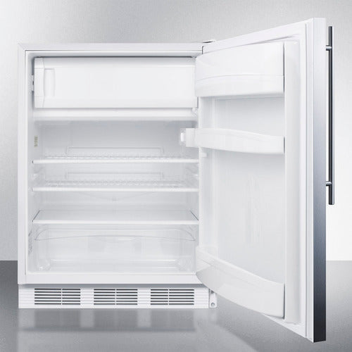 Accucold 24" Wide Refrigerator-Freezer ADA Compliant - CT66LWSSHVADA