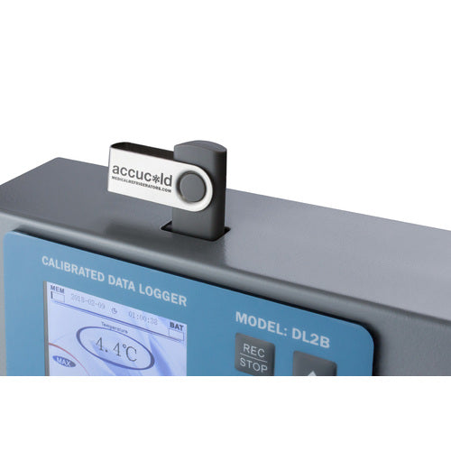 Accucold USB Digital Data Logger (DDL) Large Backlit LCD Screen - DL2BKIT