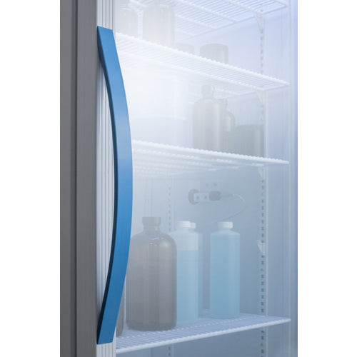 Accucold Upright Laboratory Refrigerator 15 Cu.Ft. Digital Data Logger Glass Door - ARG15MLDL2B
