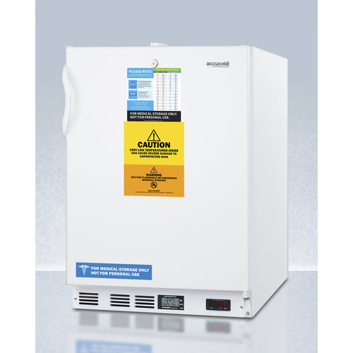 Accucold All-Freezer 3.5 Cu.Ft. 24" Wide ADA Compliant Built-In Capable - VLT650ADA