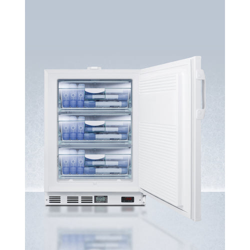Accucold All-Freezer 3.5 Cu.Ft. 24" Wide ADA Compliant Built-In Capable - VLT650ADA