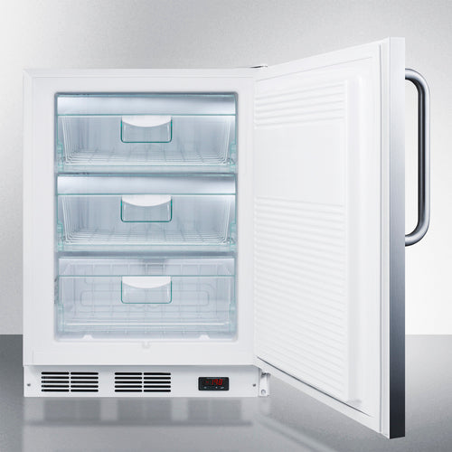 Accucold 24" Wide Built-In All-Freezer ADA Compliant - VT65MLCSSADA
