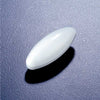 Stir bar, oval, PTFE, 20 mm long x 10 mm